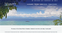 Desktop Screenshot of clubserenaresort.com